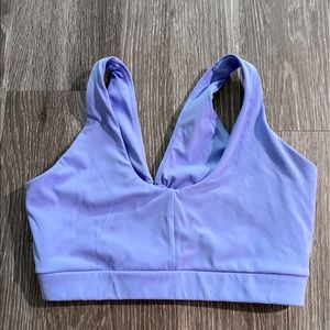 Whitney Simmons (version 2) blue sports bra